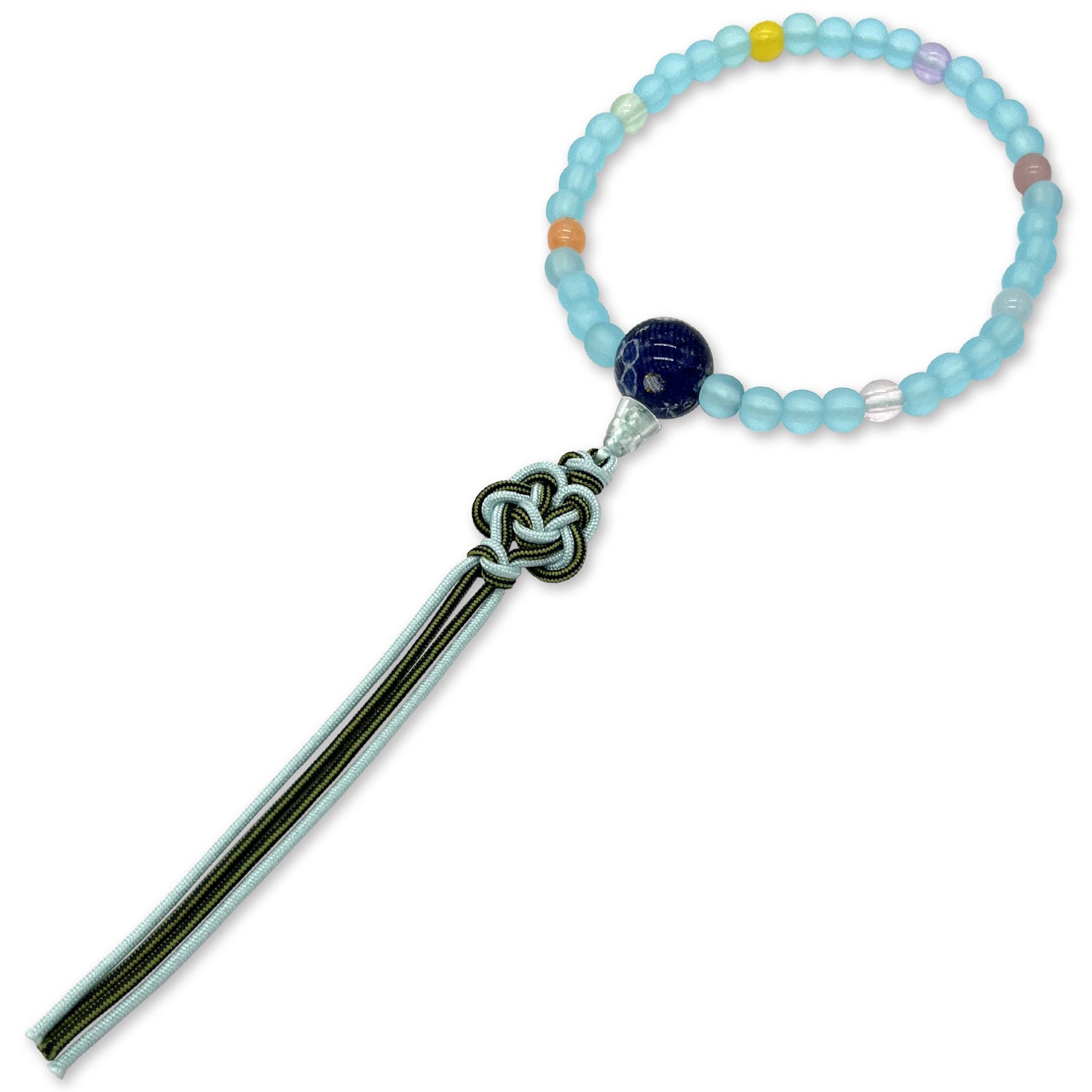 お子さま 数珠 【京都伝統工芸品 】 念珠  葬儀 葬式 じゅじゅ 子供用 笑顔結び