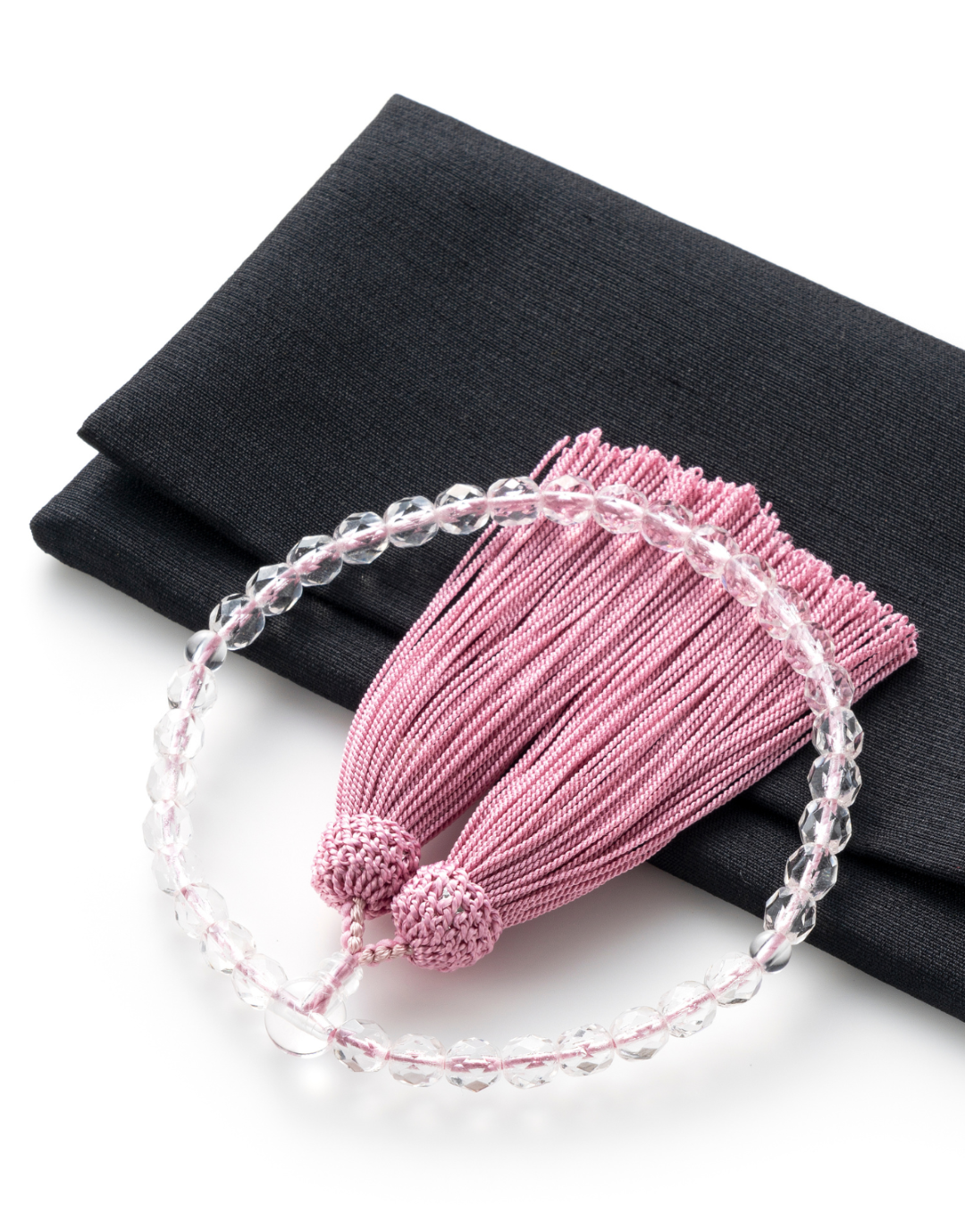 数珠 【京都伝統工芸品 京念珠】 念珠  葬儀 葬式 じゅじゅ女性用 20面カット 桜