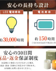 ゆらぐLEDろうそく  キャンドル 電池式 LEDロウソク 蝋燭 仏壇用リモコンセット プレーン