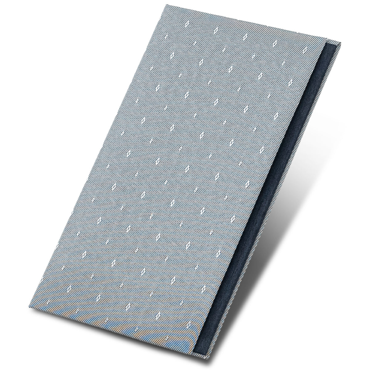 スマートふくさ 【京都老舗が制作】 慶弔両用 ちりめん 結婚式 お葬式 袱紗 祝儀袋 紫 冠婚葬祭マナーBOOK付 ドットグレー