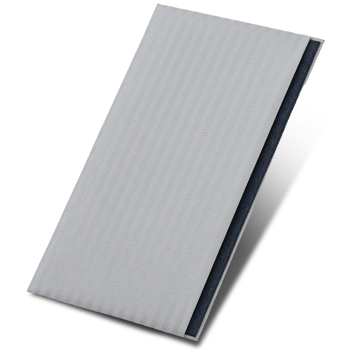 スマートふくさ 【京都老舗が制作】 慶弔両用 ちりめん 結婚式 お葬式 袱紗 祝儀袋 紫 冠婚葬祭マナーBOOK付 ストライプグレー