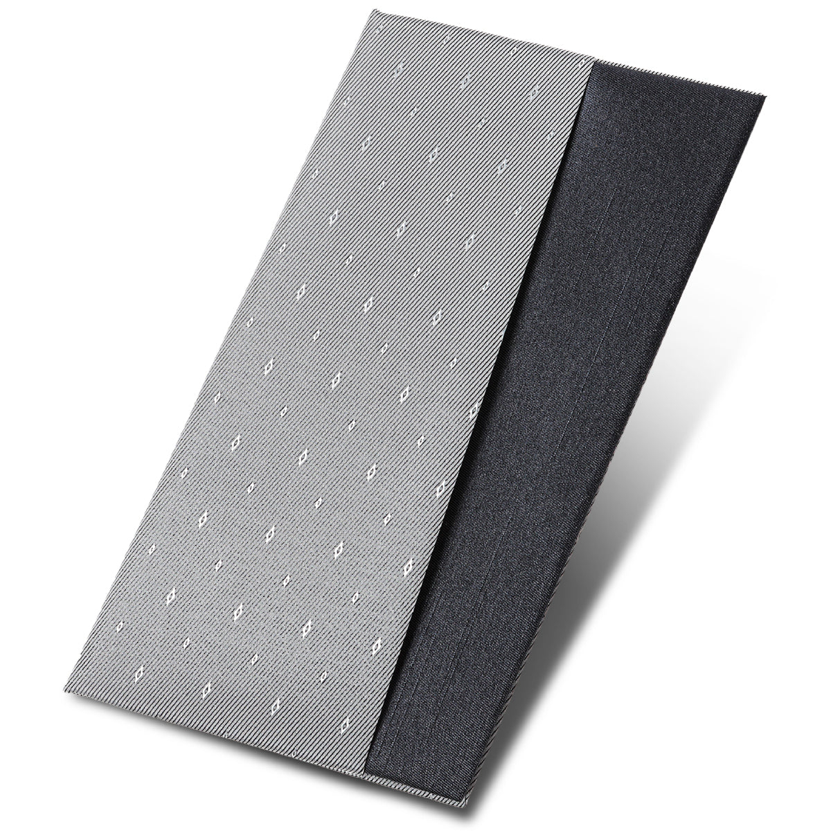 スマートふくさ 【京都老舗が制作】 慶弔両用 ちりめん 結婚式 お葬式 袱紗 祝儀袋 紫 冠婚葬祭マナーBOOK付 ダブル ドットグレー