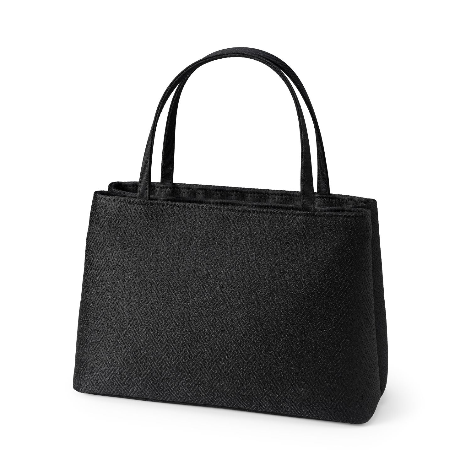 (西陣織 職人の手作り） フォーマルバッグ 黒 ブラックフォーマル バッグ 冠婚葬祭 女性 喪服 葬式 葬儀用 お葬式 大きめ 日本製 袱紗セット