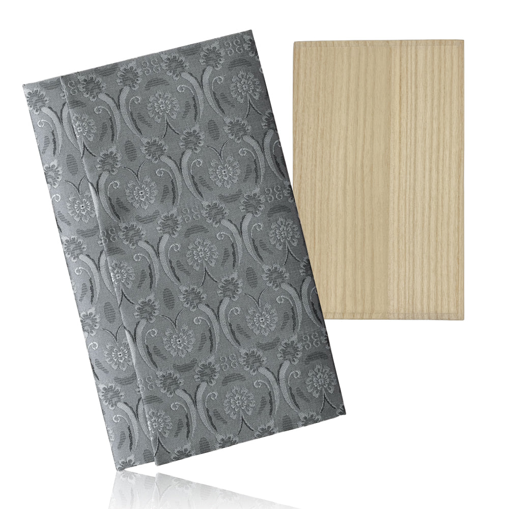 ふくさ 【西陣織 葬祭プロ推奨品】 正絹 結婚式 袱紗 祝儀袋 マナーBOOK付 桐箱入 男性 女性 くつわ唐草