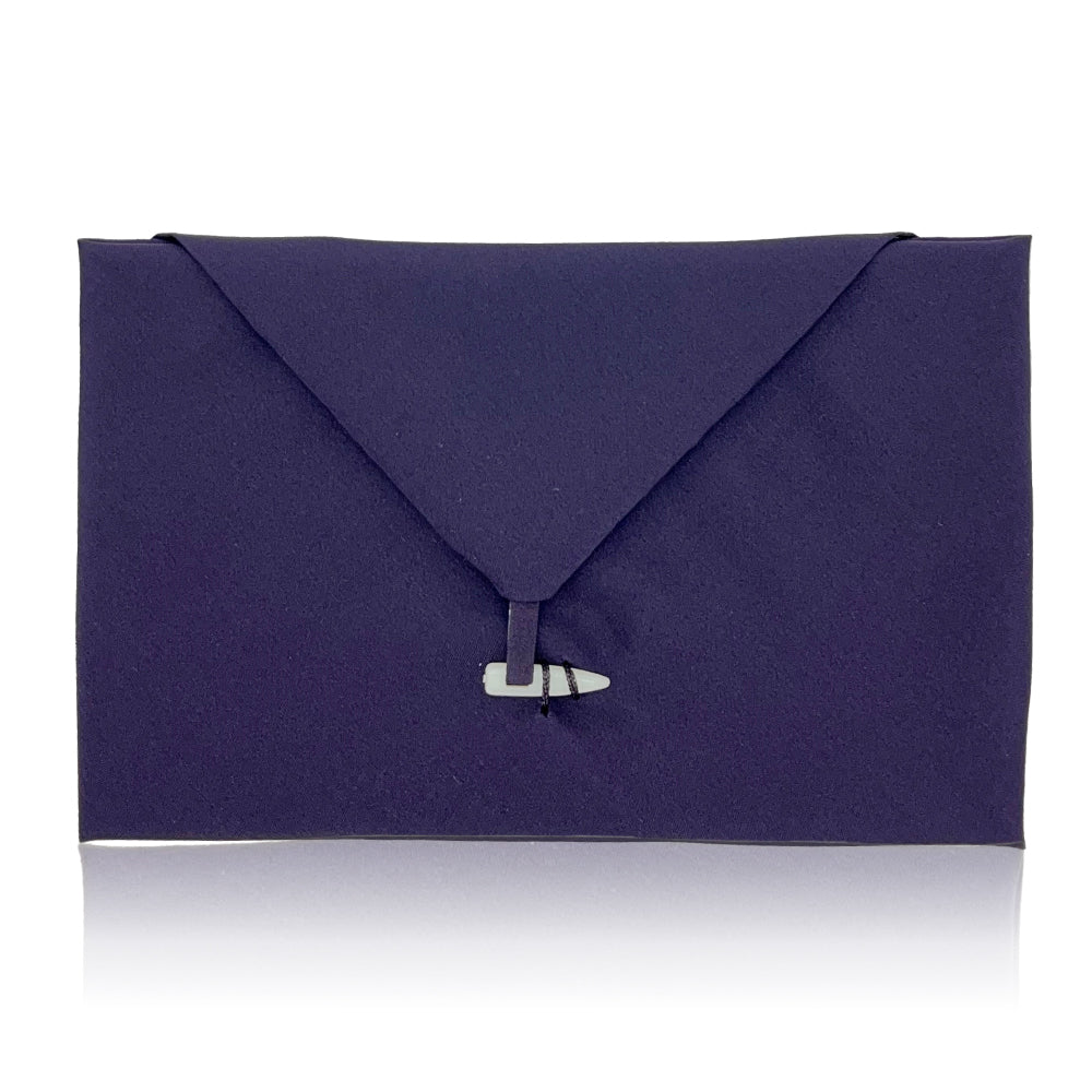 台付 折り ふくさ 【京都老舗の制作】慶弔両用 袱紗 結婚式 祝儀袋 紫 包み 台付ふくさ 正絹